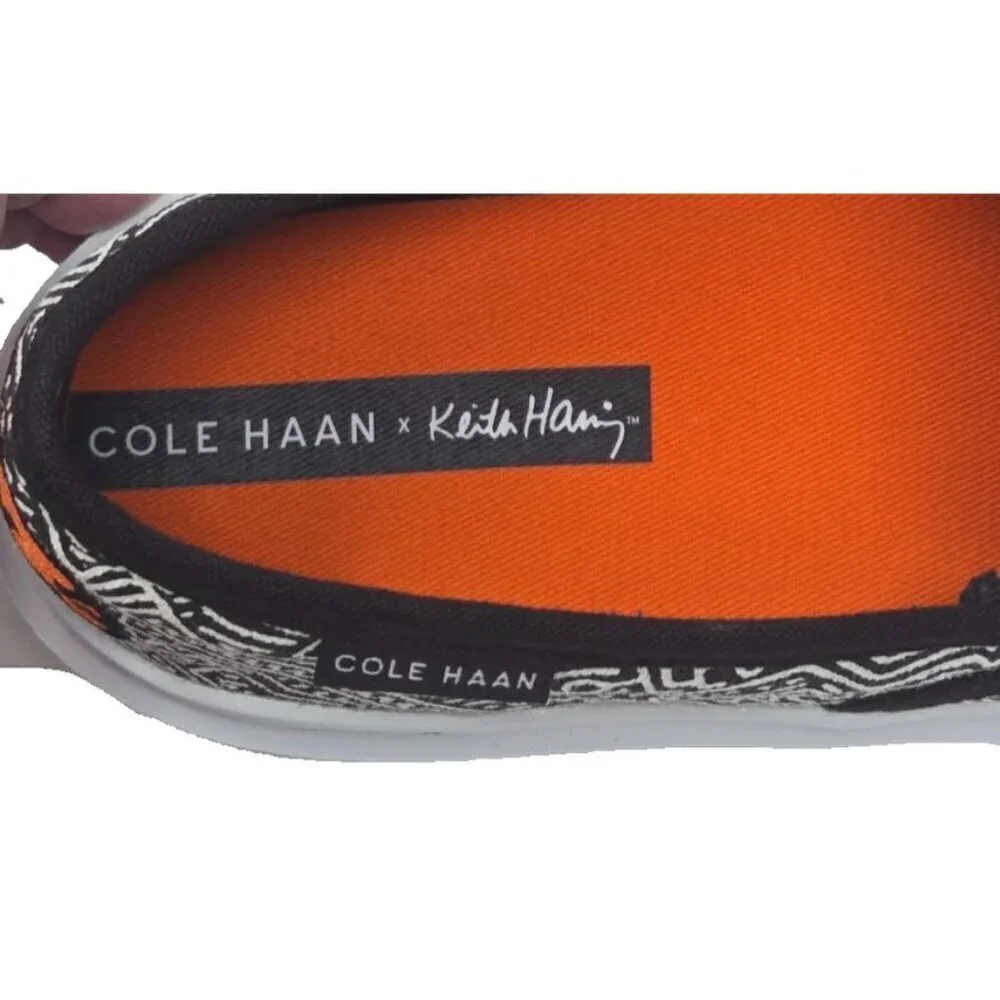 Cole Haan X Keith Haring Zerogrand GrandPro Rally Slip-on Sneakers size 8